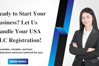 handle your US llc registration US business bank setup