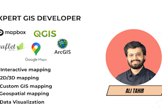 use mapbox, arcgis, qgis for precise gis mapping and geospatial analyis