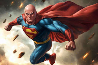 create superhero character design