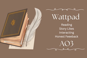interact with your wattpad or ao3 story
