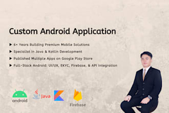 do android development app using java or kotlin