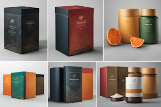 design professional product packaging and label