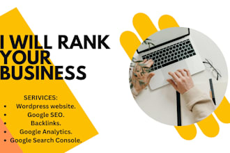 rank wordpress, shopify, ecommerce, blog, buisiness websites