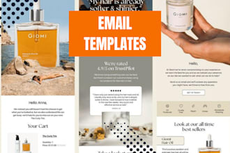 design html email template or newsletter in mailchimp,klaviyo beehiiv in 24hrs