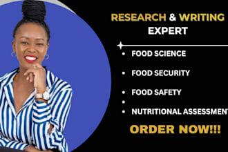 do essays on food science, food security and safety and nutritional assessment