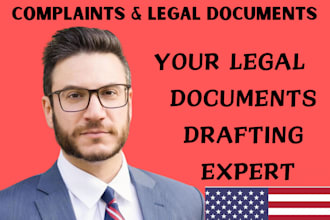 craft court pleadings, lawsuit, motions,complaint, petition, appeal, answer, nda