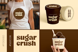 create logo, brand identity kit and brand guidelines