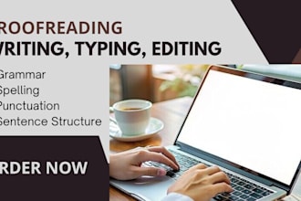 give professional book editing, typing, and writing services