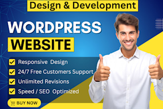 do responsive wordpress website development, redesign wordpress website