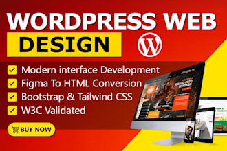 design develop clean and modern wordpress website as elementor pro expert