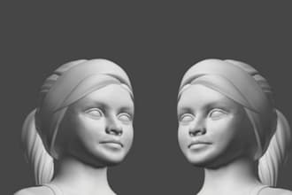 sculpt 3d model , character, miniature, action figure and toys for 3d printing
