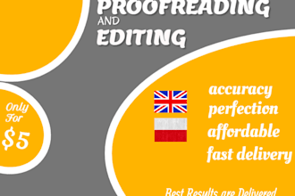 proofread and edit your script from english to polish