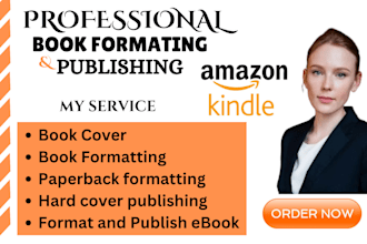 publish, promote your book on amazon and kindle KDP, and be your  ghostwriter