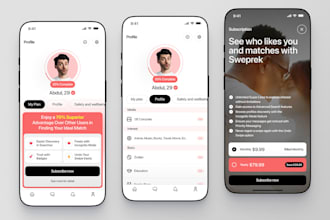 develop social chat app, dating app, social media app, video chat app