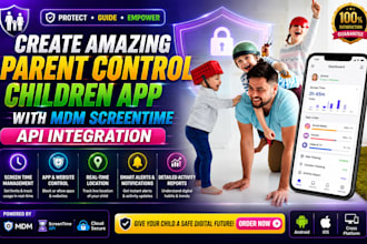 create amazing parent control children app with mdm screentime API integration