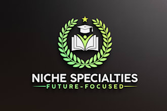 do educational logo for daycare, school, college, university, academy