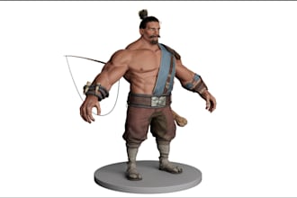aaa 3dcharacter model for game and video, mmrpg model, human texture, nsfw model