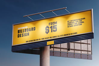 design customized signboard and billboard