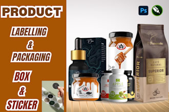 brand food packaging, product box packaging design, food product label design