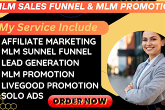 do live good MLM promotion, MLM sales funnel, affiliate link promotion, solo ads