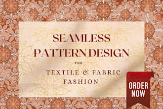 craft distinctive seamless pattern for fashion brands