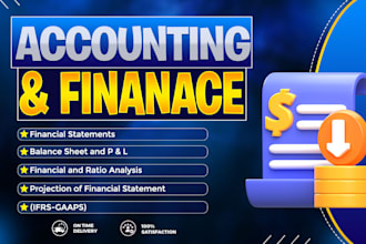 prepare financial statements, profit and loss, financial projections, cash flow