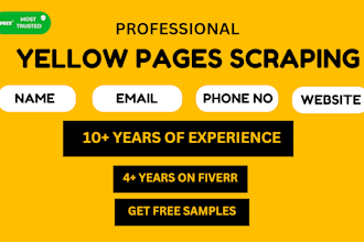 do yellow pages scraping