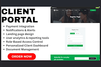 client portal dashboard website admin portal multi user wordpress website