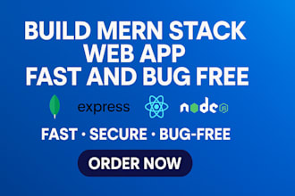 build mern stack web app fast and bug free
