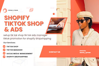 setup tik tok shop tik tok ads manager tiktok promotion for shopify dropshipping