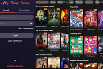 build a professional iptv app with a subscription system and secure login