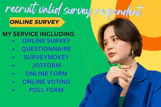 recruit valid survey respondents to fill online survey setup survey google forms