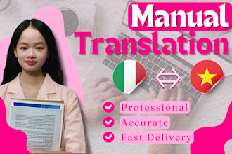 translate text or video from italian to vietnamese and vice versa