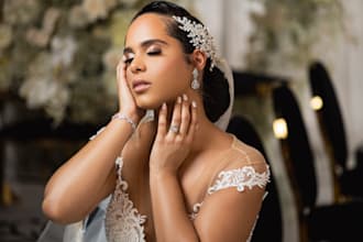 wedding photo editing and retouching in lightroom