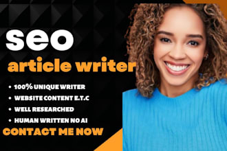 do SEO article writing, blog post writing or content writing, copywriting