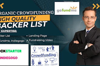 generate active backers list for indiegogo kickstarter gofundme campaign