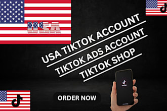 create USA tiktok account, USA tiktok shop, USA tiktok agency in 24 hours