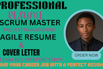 craft scrum master resume, project management, , cover letter and resume writing