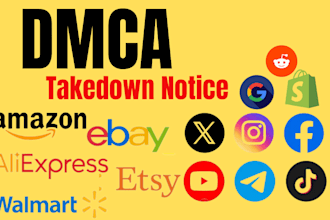 send dmca takedown notice tiktok,reddit,instagram,google,ig,fb under dmca
