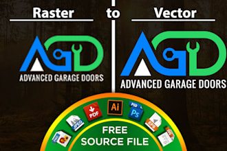 perfect logo vector tracing raster to vector conversion