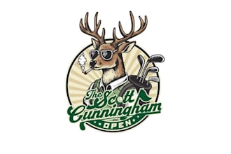 design degenerate golf outing logo design