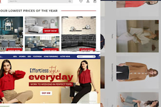 etsy shopify banner design website image web design hero image slider pod store
