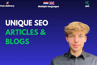 write your SEO articles or blogs