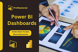 create professional power bi dashboards and reports