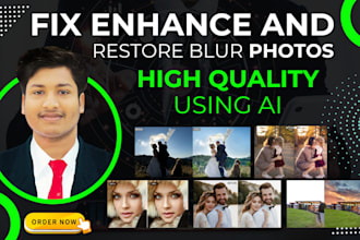 fix enhance and restore blur photos high quality using ai
