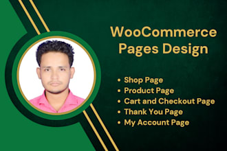 redesign customize woocommerce shop product cart checkout pages