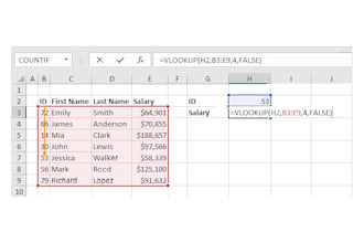 do data  cleaning, vlookup and conditional formatting in excel