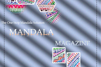 make hand drawn mandala design for everything