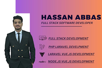 develop a laravel and vue js web app with integrated ai features