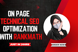 do best on page and technical SEO optimization with rankmath